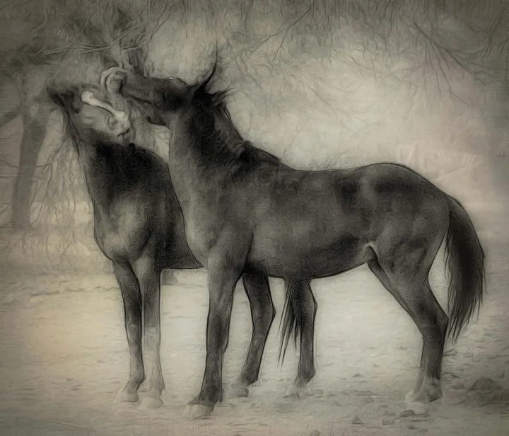 Wild Horses, work 54